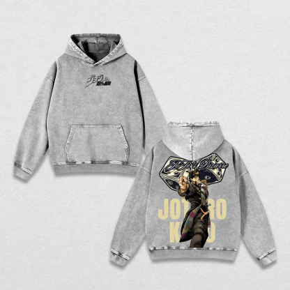 Jotaro Kujo Vintage Unisex Washed T-Shirt | JoJo’s Bizarre Adventure 