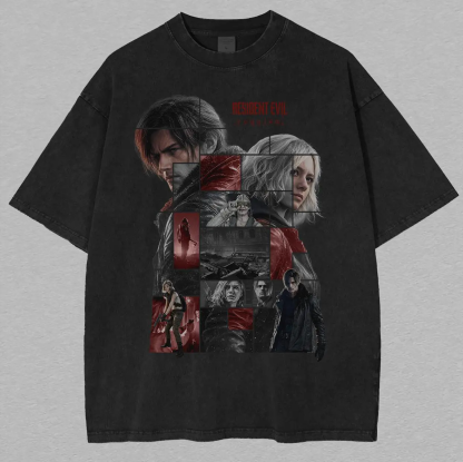 Resident Evil: Requiem Printed Oversized Unisex Cotton T-shirt