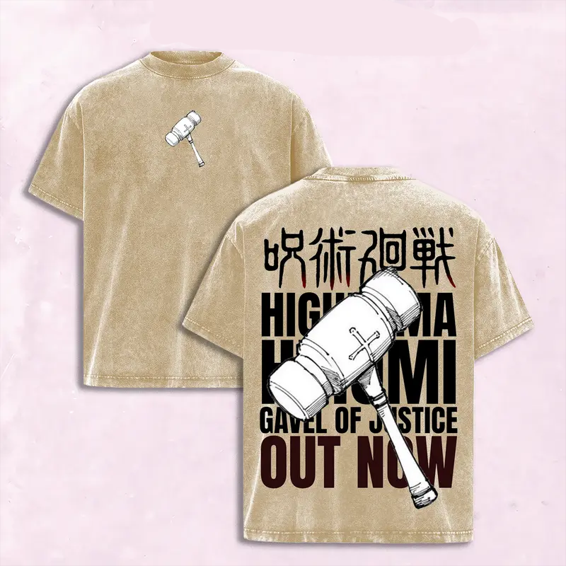 Higurama Hiromi Jujutsu Kaisen Vintage Unisex Washed T-Shirt