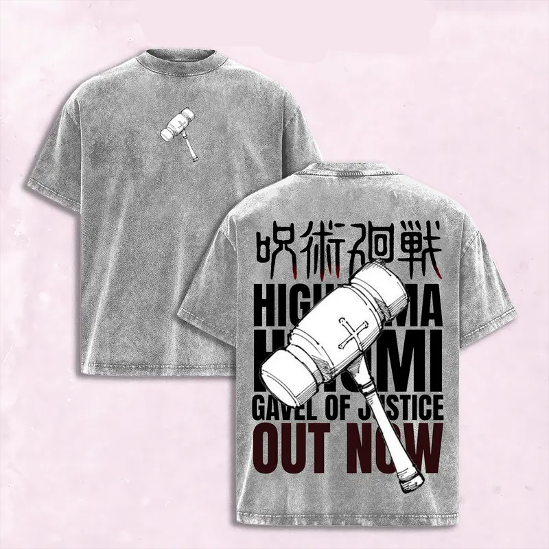 Higurama Hiromi Jujutsu Kaisen Vintage Unisex Washed T-Shirt
