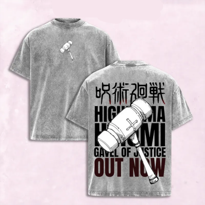 Higurama Hiromi Jujutsu Kaisen Vintage Unisex Washed T-Shirt