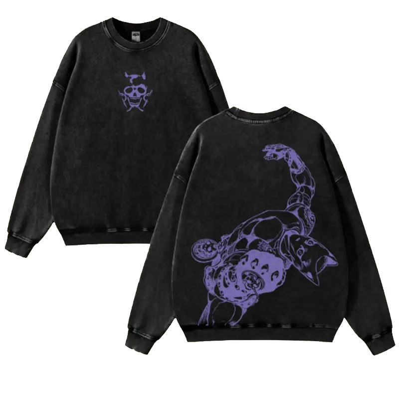 JoJo's Bizarre Adventure Vintage Unisex Washed T-Shirt