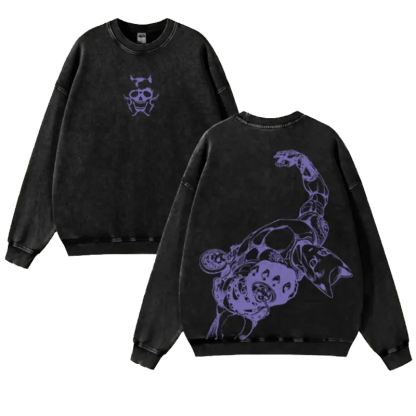 JoJo's Bizarre Adventure Vintage Unisex Washed T-Shirt