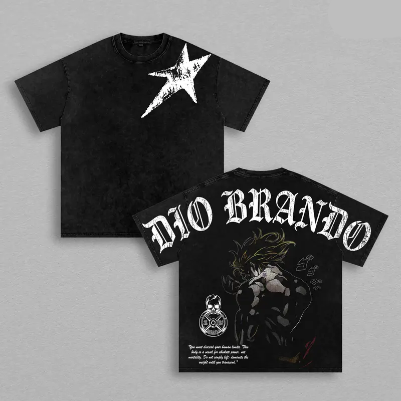 Dio Brando JoJo’s Bizarre Adventure  Washed T-shirt