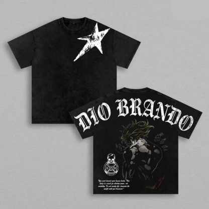Dio Brando JoJo’s Bizarre Adventure  Washed T-shirt