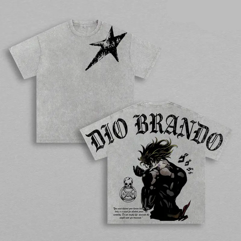 Dio Brando JoJo’s Bizarre Adventure  Washed T-shirt