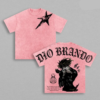 Dio Brando JoJo’s Bizarre Adventure  Washed T-shirt