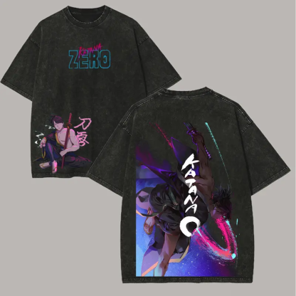 Darling In The Franxx Printed Unisex Washed T-Shirt