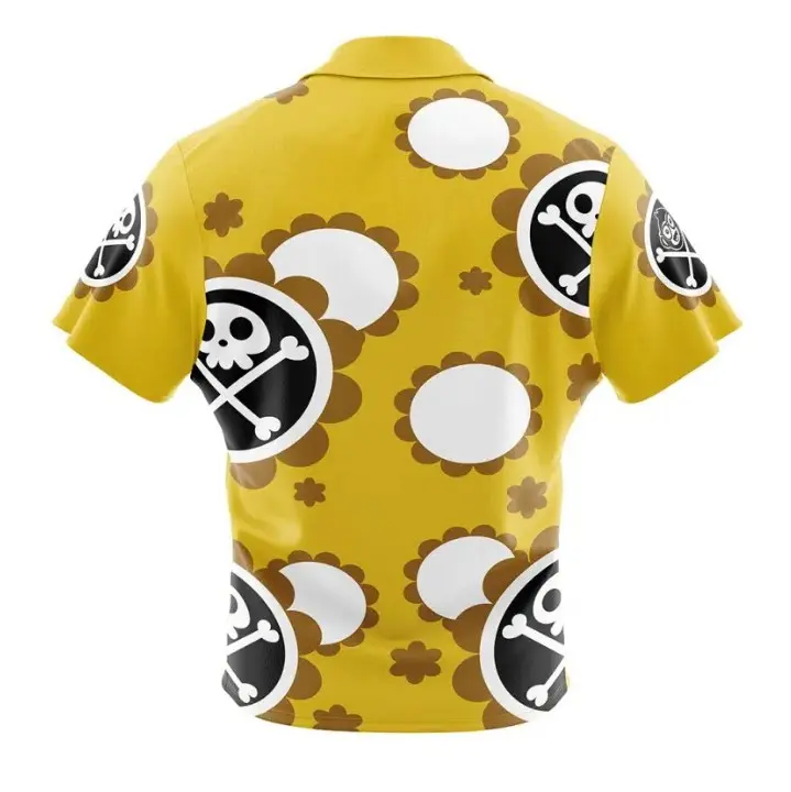 One Piece Hawaiian Button Up Aloha  Shirt