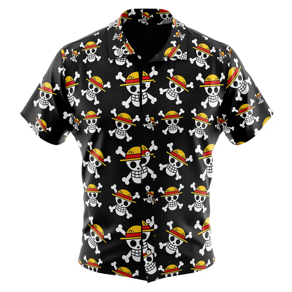 One Piece Hawaiian Button Up Aloha Shirt