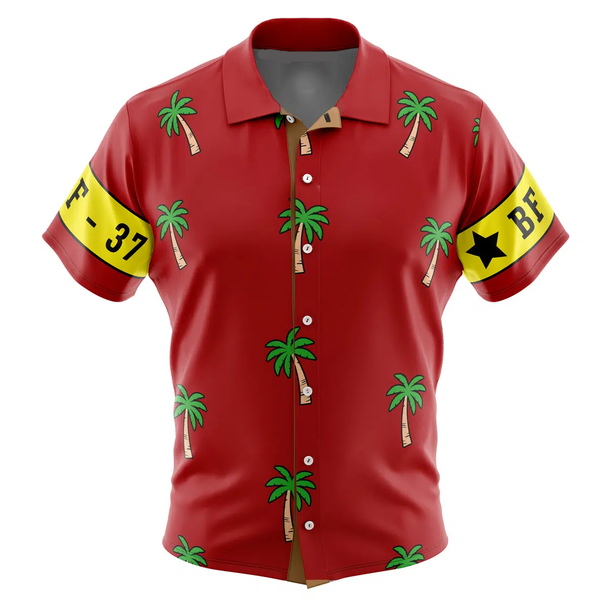 One Piece Hawaiian Button Up Aloha Shirt