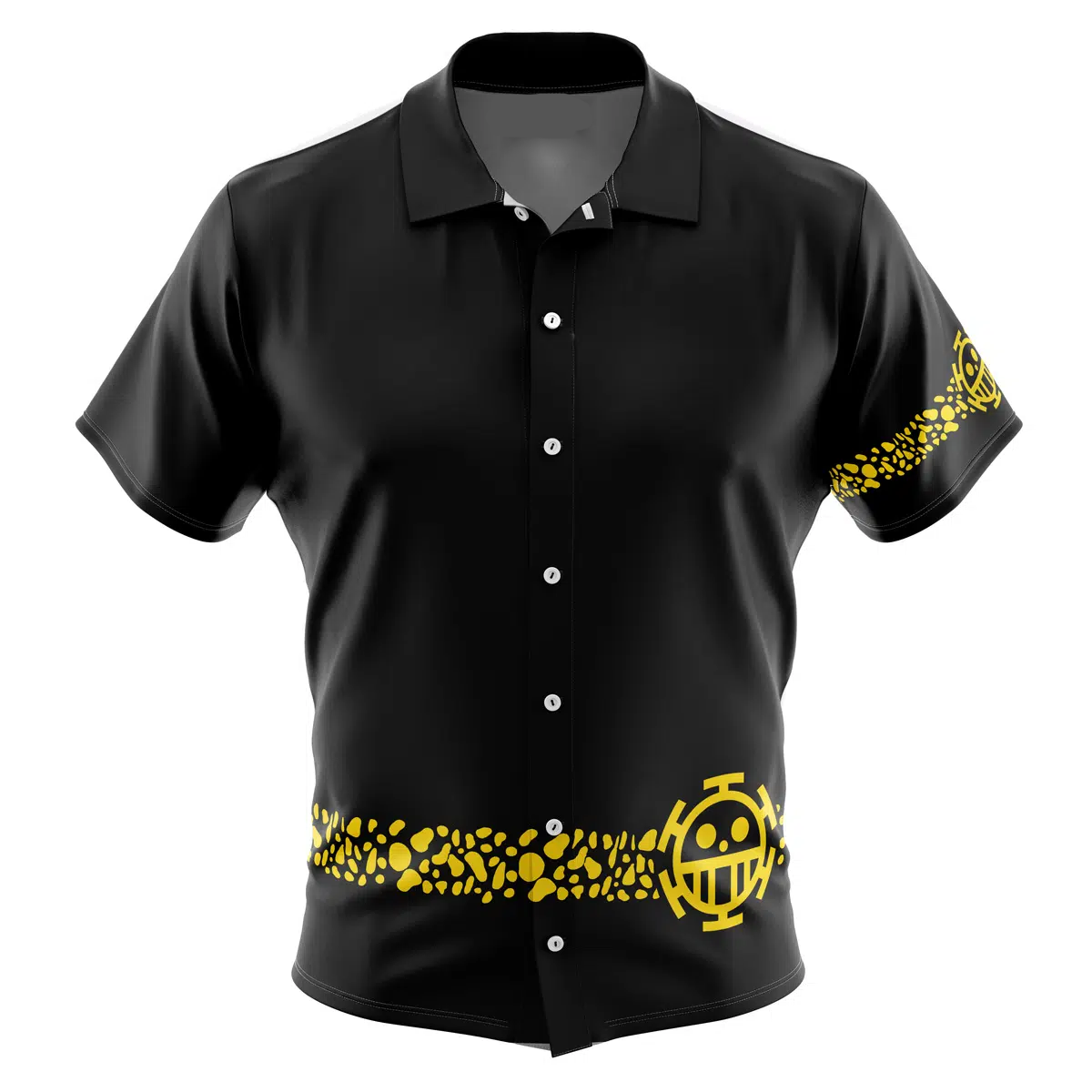 One Piece Hawaiian Button Up Aloha  Shirt