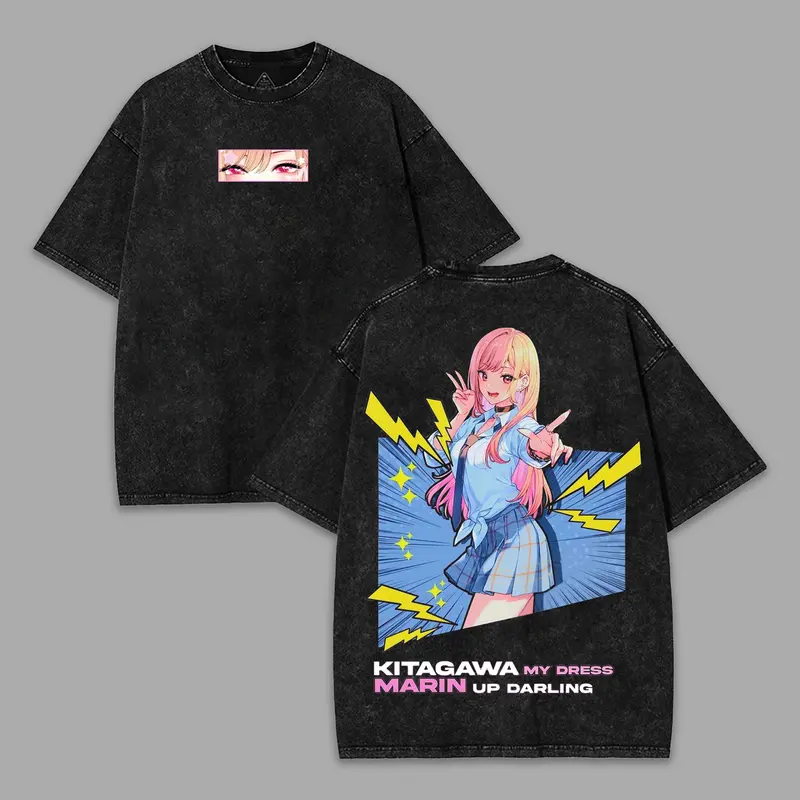 My Dress-Up Darling Printed Unisex Washed T-Shirt