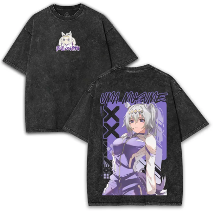 Uma Musume Printed Unisex Washed T-Shirt