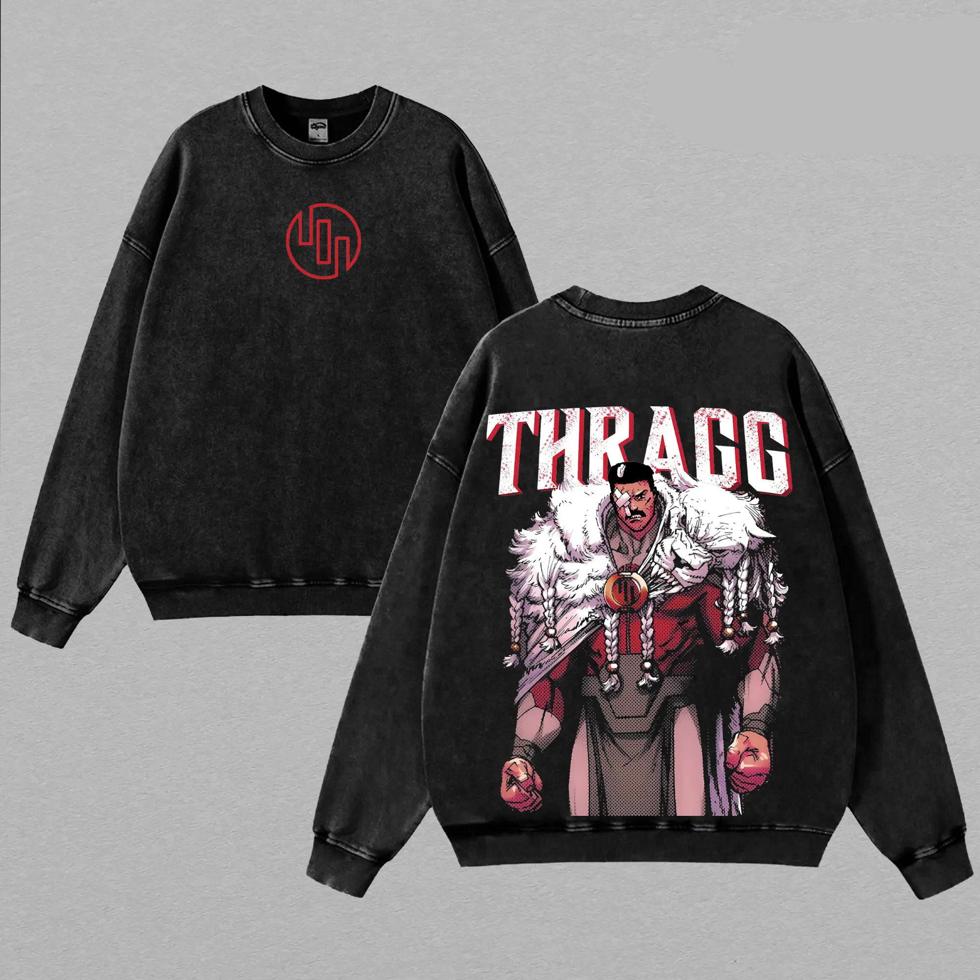 Thragg Invincible Printed Unisex Washed T-Shirt