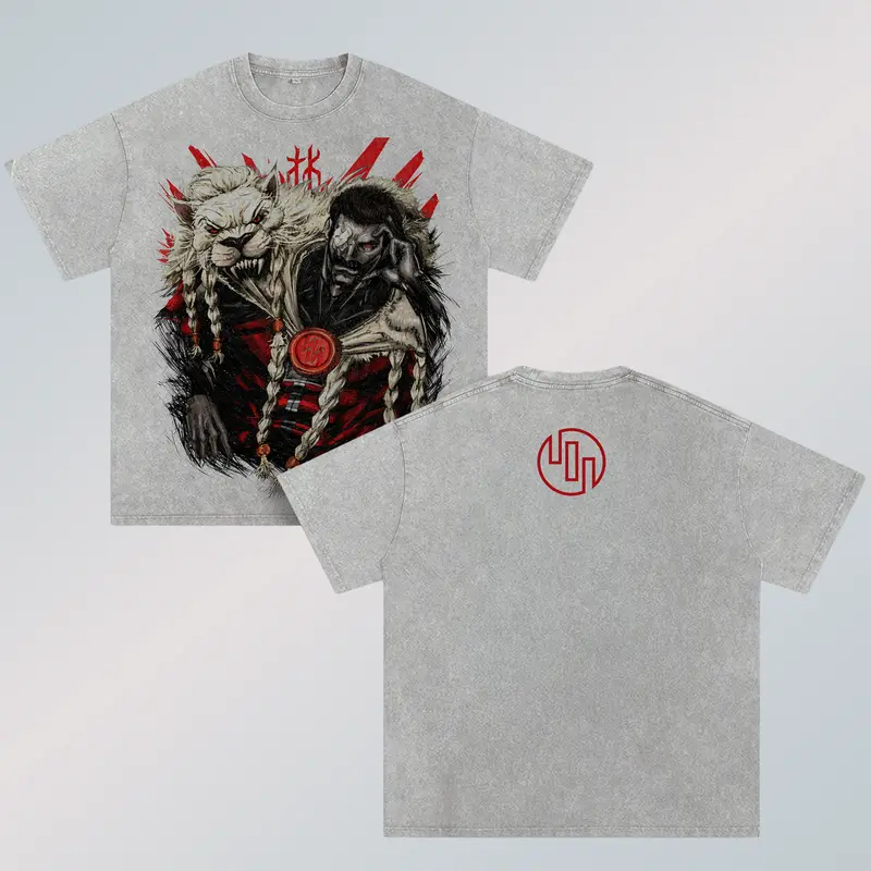 Thragg Invincible Printed Unisex Washed T-Shirt
