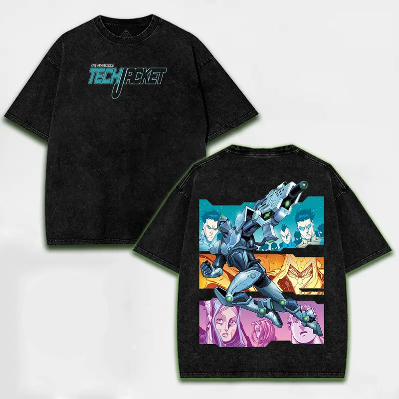 Invincible Printed Unisex Washed T-Shirt