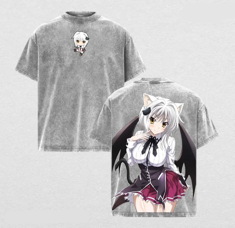 Koneko Toujou | High School DxD Vintage Unisex Washed T-Shirt
