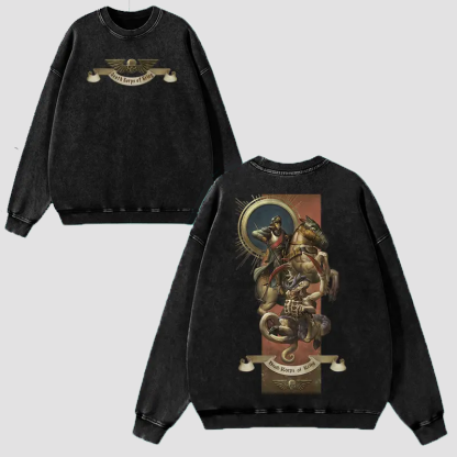 Warhammer 40K Grimdark Printed Unisex Washed T-Shirt