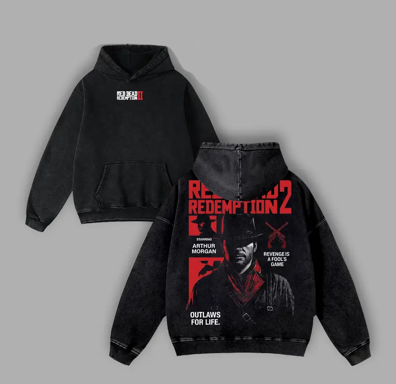 Red Dead Redemption 2 Vintage Unisex Washed T-Shirt