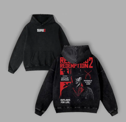 Red Dead Redemption 2 Vintage Unisex Washed T-Shirt