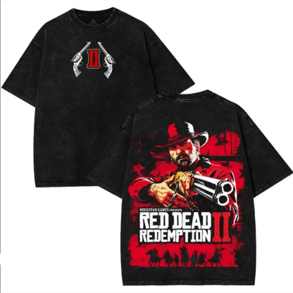 Red Dead Vintage Unisex Washed T-Shirt