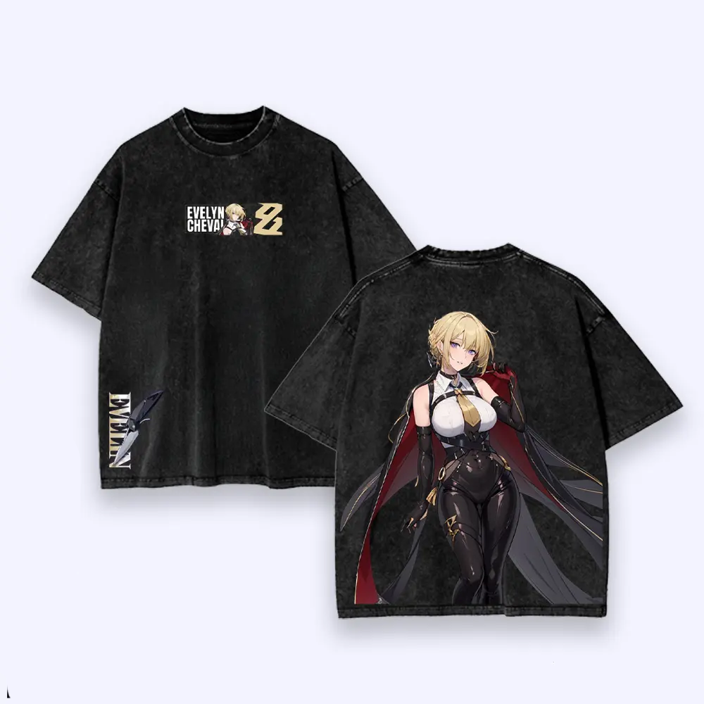 Evelyn Chevalier Zenless Zone Zero Vintage Unisex Washed T-Shirt