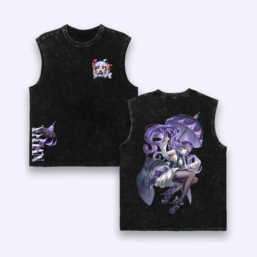 Vivian Banshee Zenless Zone Zero  Vintage Unisex Washed T-Shirt