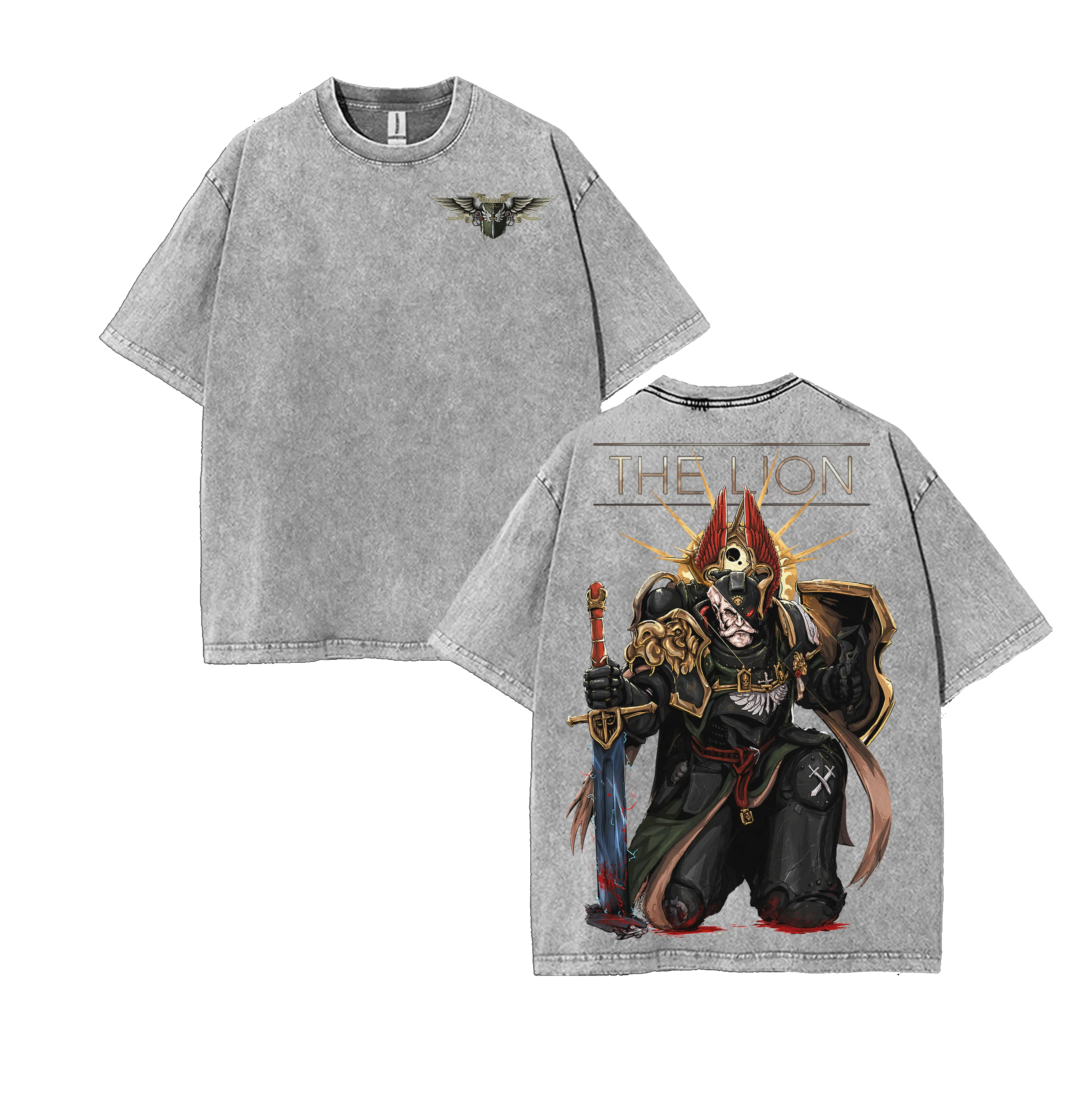 Primarch Lion El'Jonson Warhammer 40k Vintage Unisex Washed T-Shirt