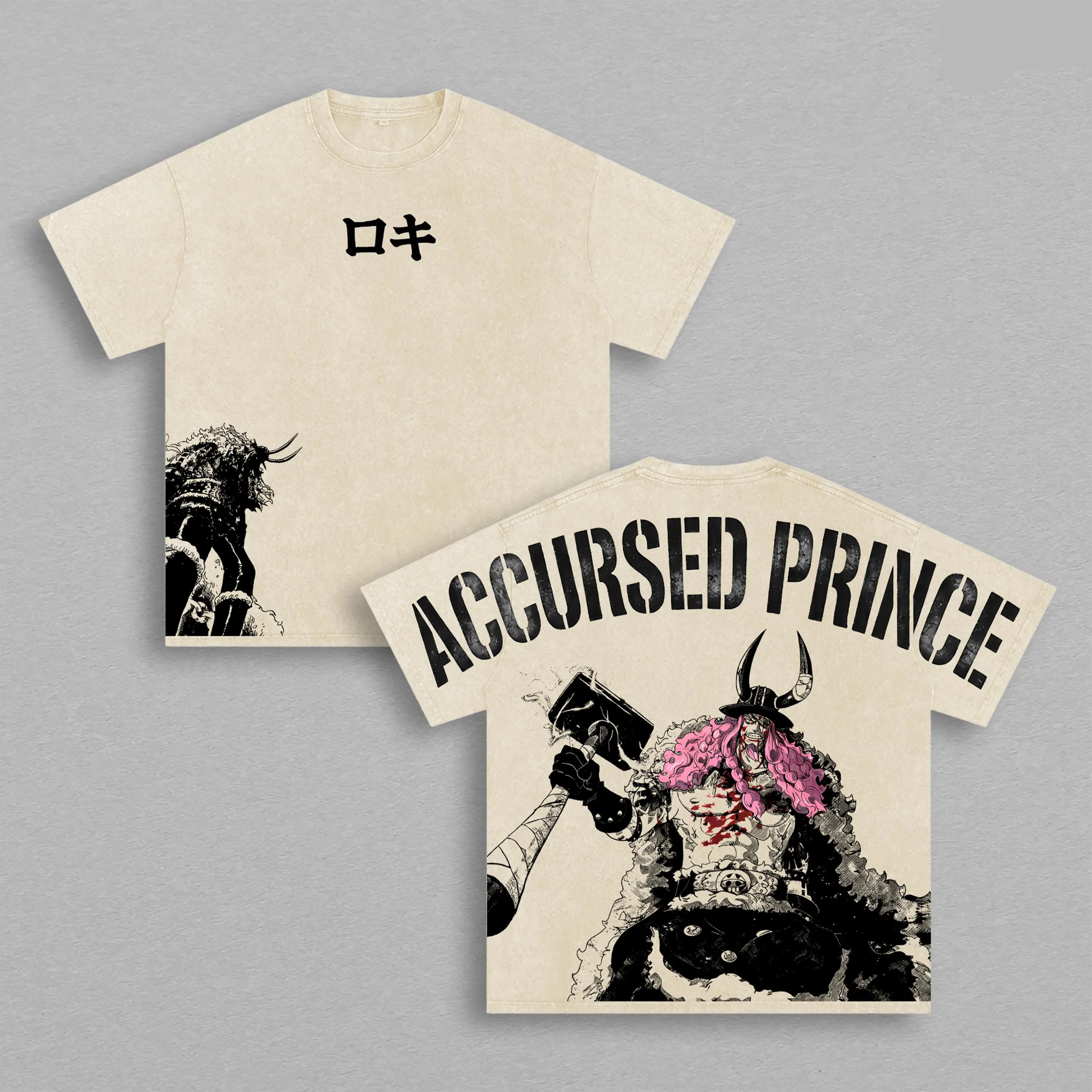 Loki One Piece Printed Unisex Washed T-Shirt