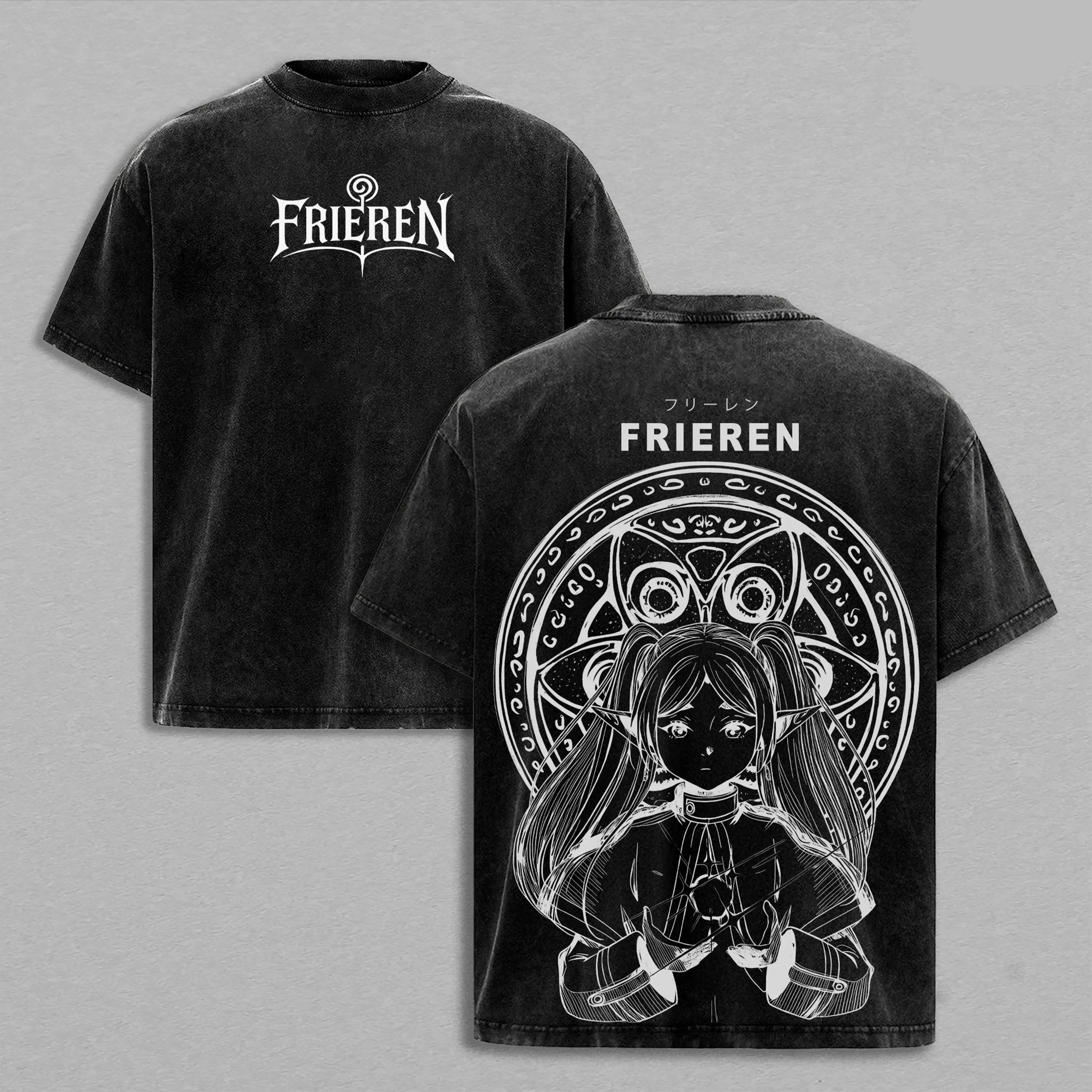 Frieren Printed Unisex Washed T-Shirt
