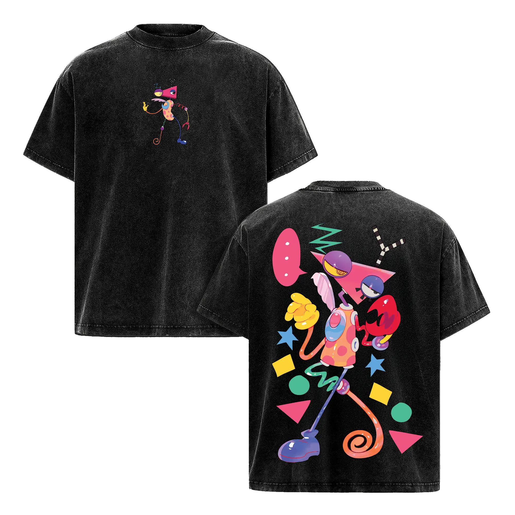 The Amazing Digital Circus Printed Unisex Washed T-Shirt 
