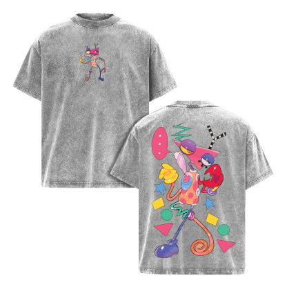 The Amazing Digital Circus Printed Unisex Washed T-Shirt 