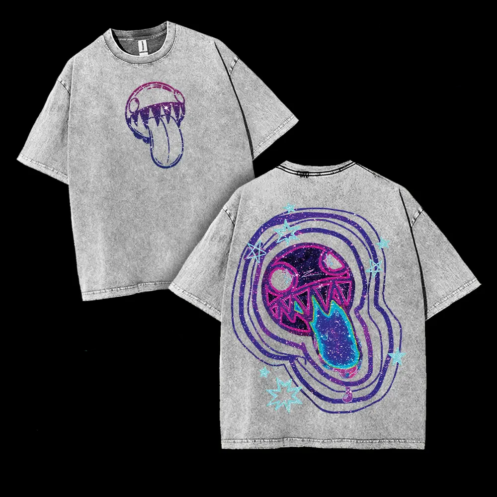 Bubble The Amazing Digital Circus Printed Unisex Washed T-Shirt 