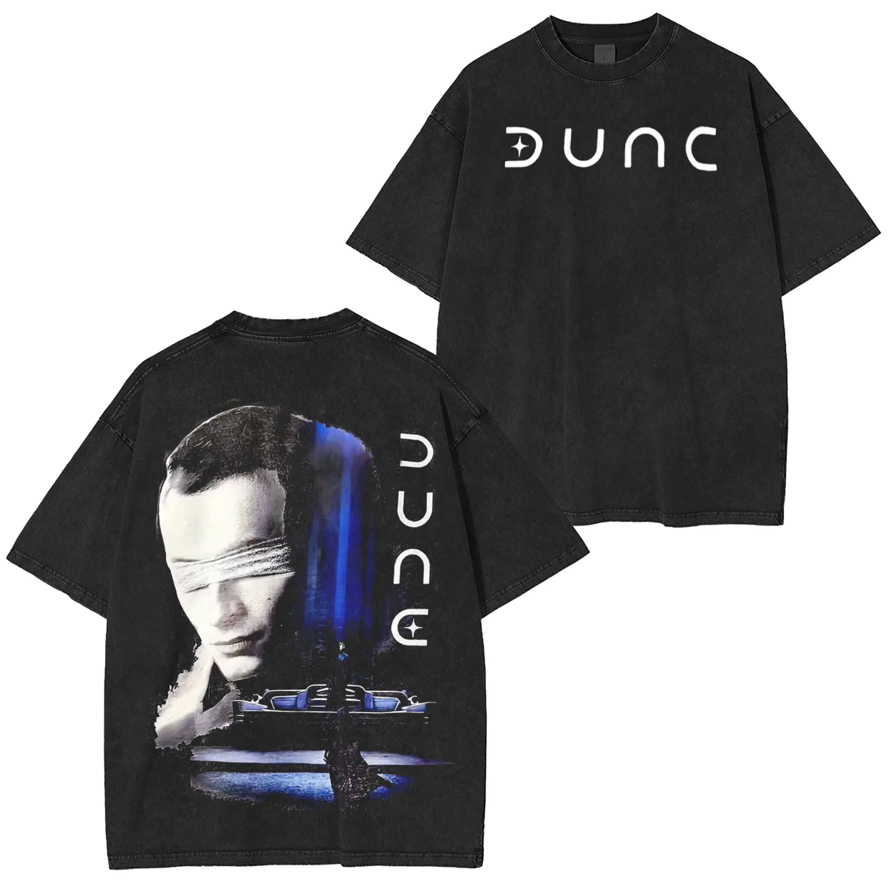 Dune Printed Unisex Washed T-Shirt