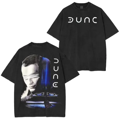 Dune Printed Unisex Washed T-Shirt