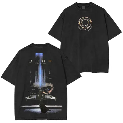 Dune Printed Unisex Washed T-Shirt
