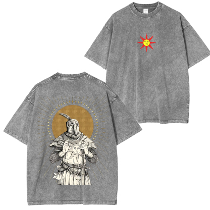 Praise The Sun Unisex Fit Washed T-Shirt 2603000905