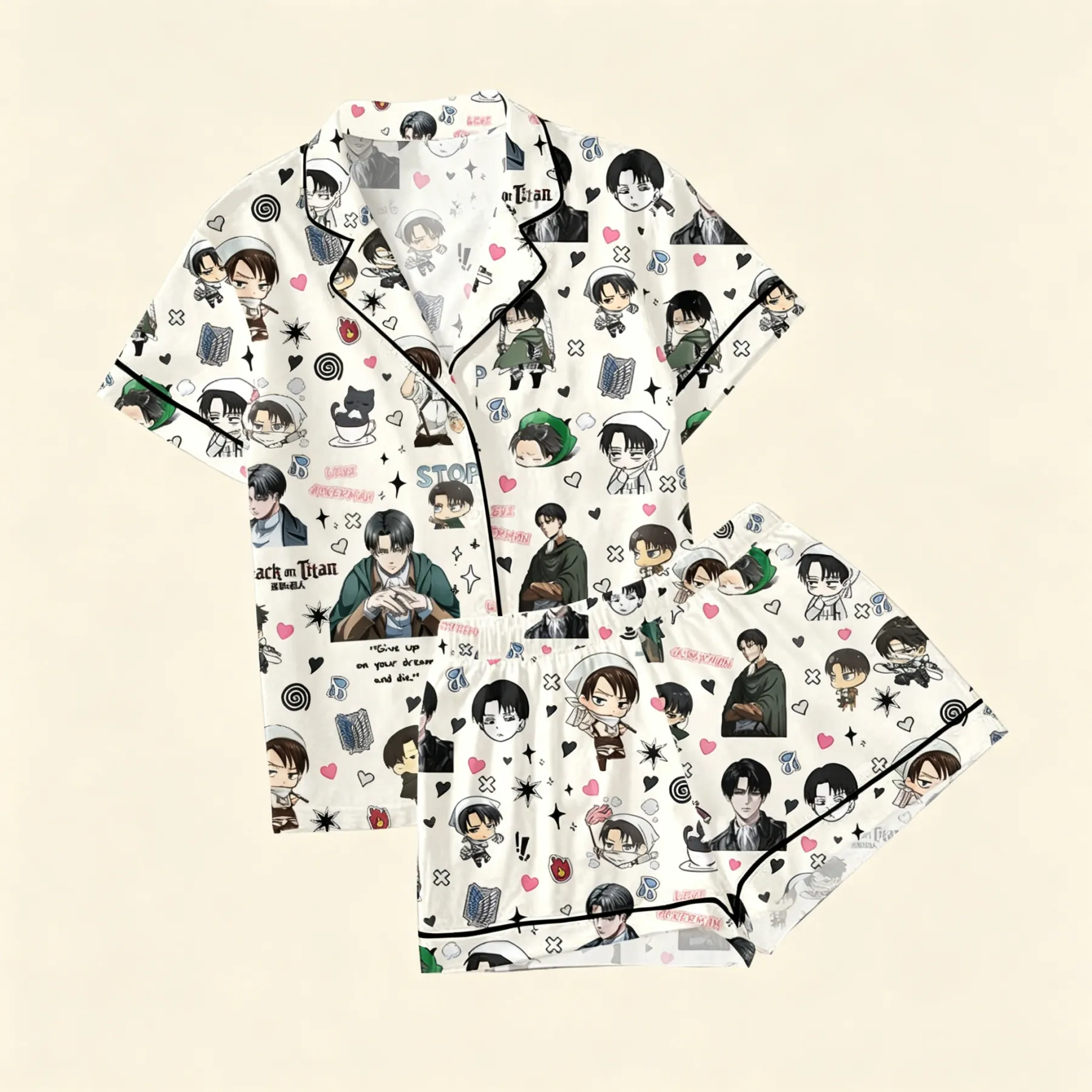 Levi Ackerman Attack onTitan Pajamas