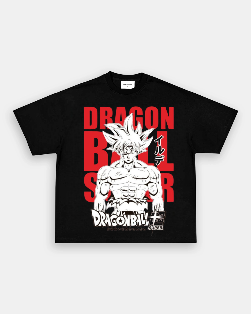 Unisex-Adult Ultra Cotton Washed T-Shirt Graphic SUPER SAIYAN GOKU TEE - [DS]