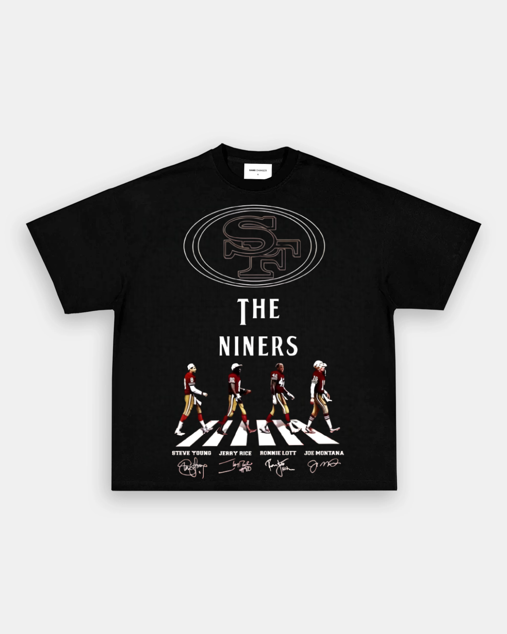 Unisex-Adult Ultra Cotton Washed T-Shirt Graphic SUPER BOWL XXIX CHAMPS - 49ERS TEE