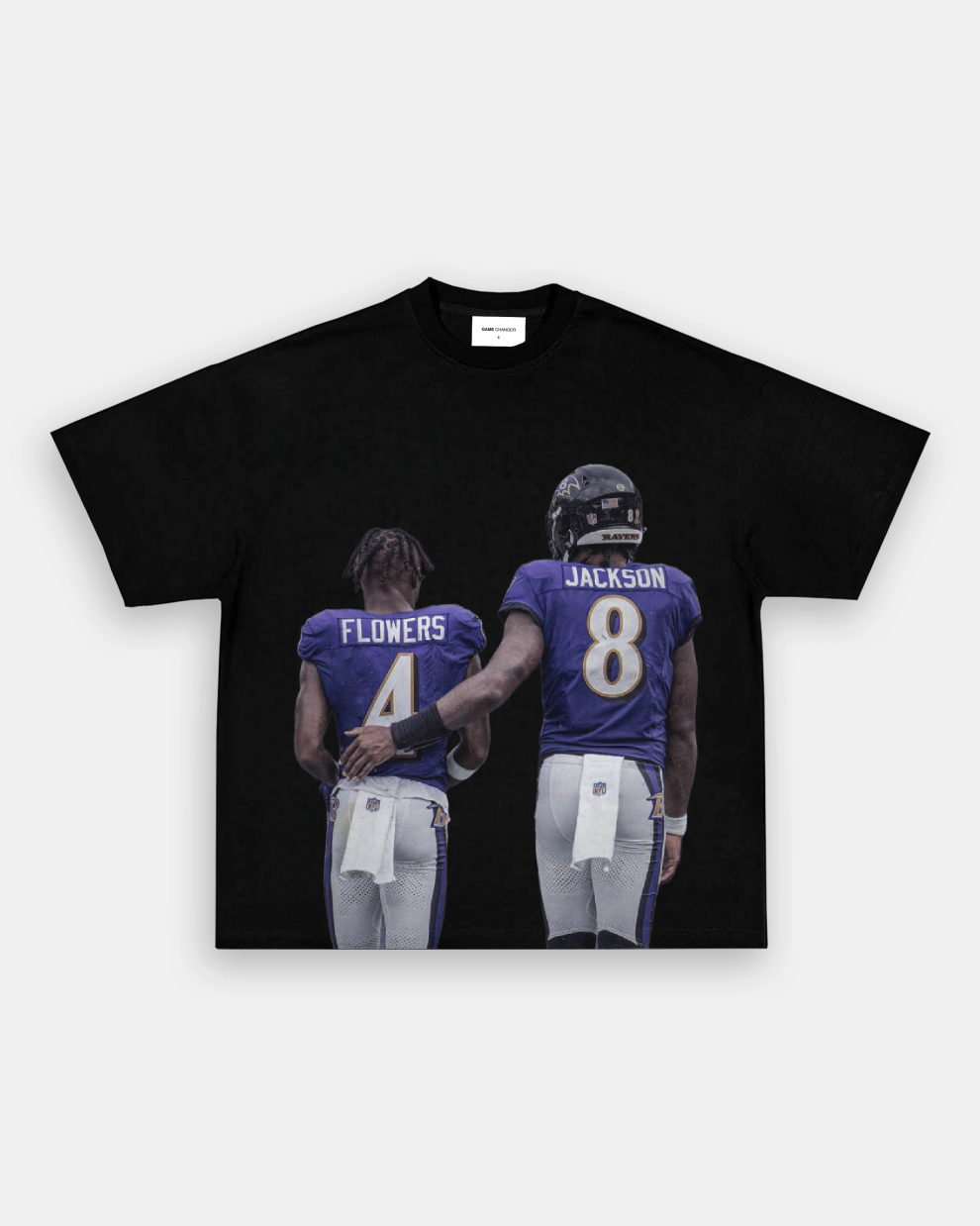 VINTAGE TEE | Lamar Jackson&zay flowers