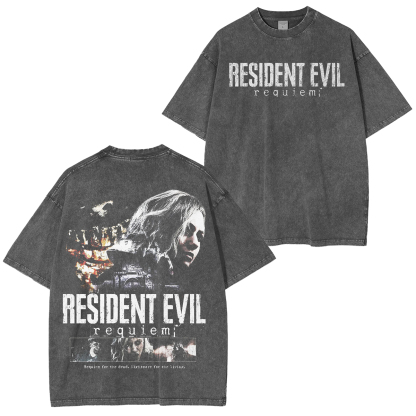 Resident Evil 9 Vintage Unisex Washed T-Shirt