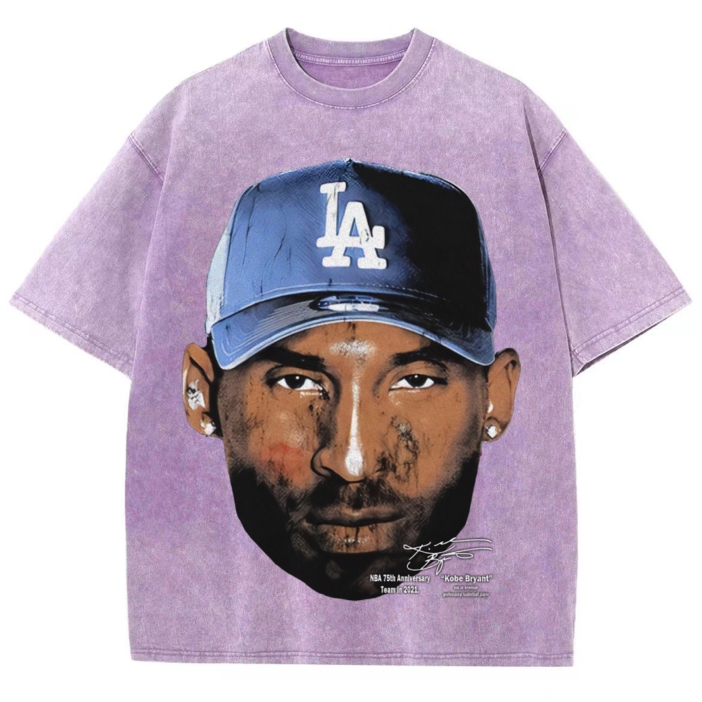 Vintage Style Unisex-Adult Cotton KOBE-VINTAGE-TEE