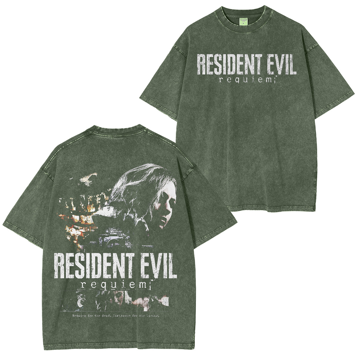 Resident Evil 9 Vintage Unisex Washed T-Shirt