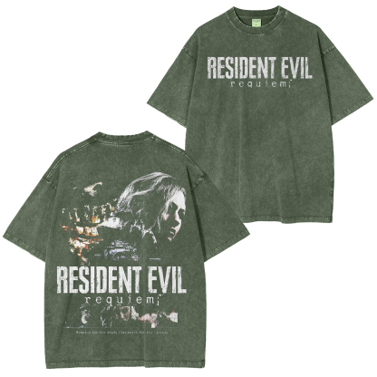 Resident Evil 9 Vintage Unisex Washed T-Shirt