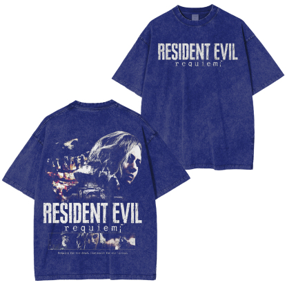 Resident Evil 9 Vintage Unisex Washed T-Shirt