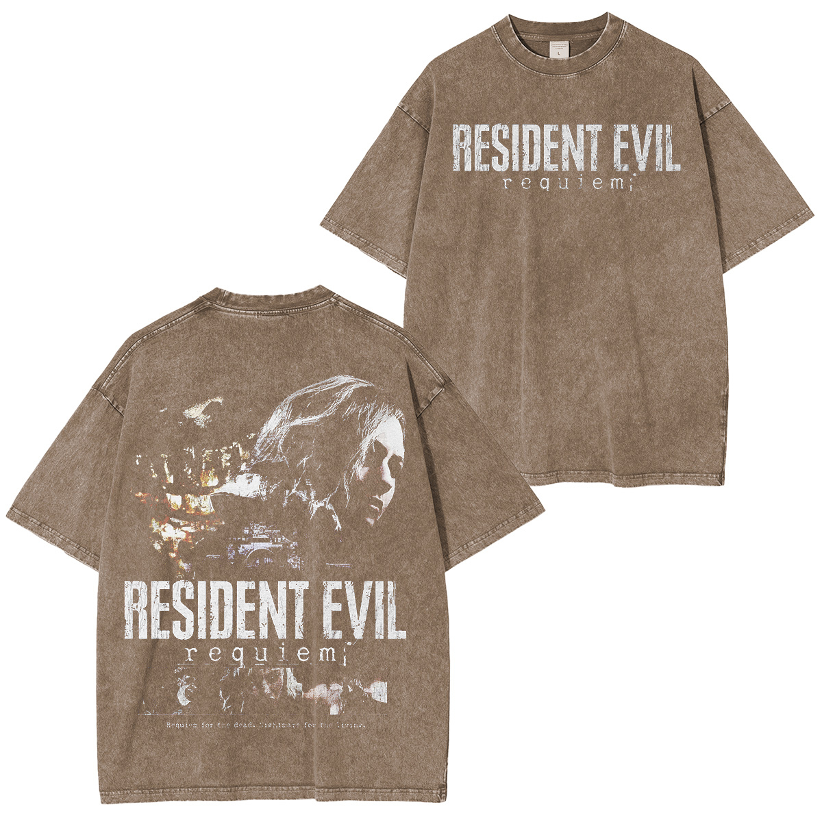 Resident Evil 9 Vintage Unisex Washed T-Shirt