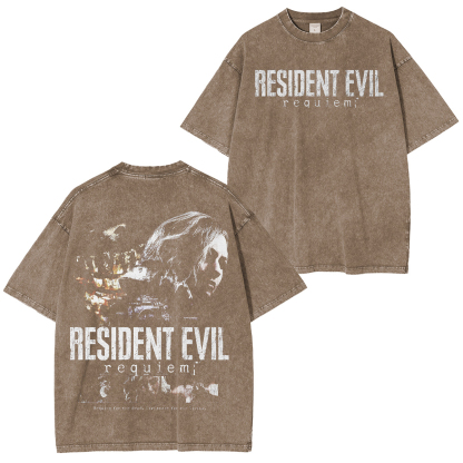 Resident Evil 9 Vintage Unisex Washed T-Shirt