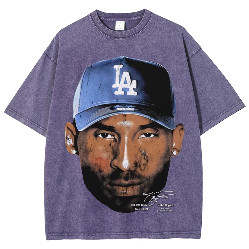 Vintage Style Unisex-Adult Cotton KOBE-VINTAGE-TEE